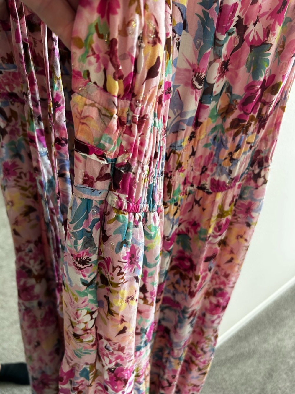 Shoshanna Zahra Neon Floral Gown - Picture 12 of 14